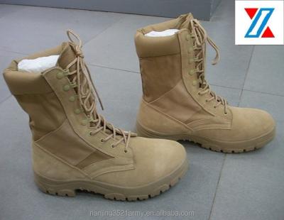 China Jihua Brand Breathable Supply Desert Combat Suede Military Boots For Military Men for sale