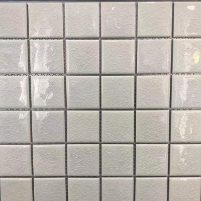 China Glazed Metallic Tiles POOL MOSAIC WALL TILES CERAMIC BROKEN GLASS METALS MARBLE WHITE GRAY MOSAIC BATHROOM POOL SIDE TILES YELLOW for sale