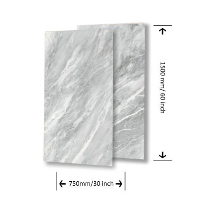 China Glazed Polished / Honed Matte Carrara Floor Tiles White Marble Glazed Stone 750x1000 Mm Tiles For Commercial Bathroom for sale