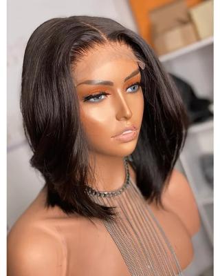 China Malaysian Body Wave Bob Style Front Lace Wig 613 Density Wig 150% Hair Bob Wig Vendor 100% Body Wave Wholesale for sale