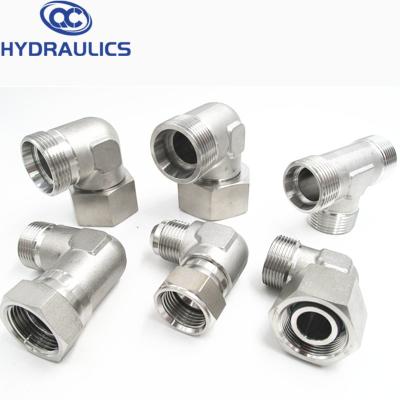 China Pipe Lines Connect SS316 DIN2353 Hydraulic Compression Fittings Male Stud for sale