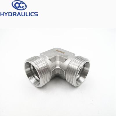 China Oil Gas Water Stainless Steel DIN 2353 Industrial Unions Metric Elbow Tube Fittings for sale