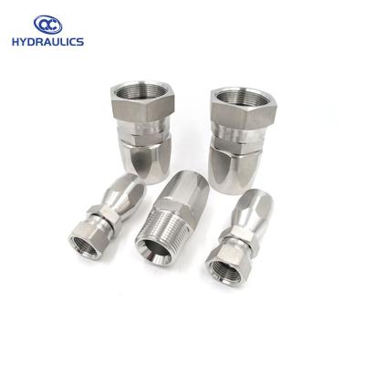 China Stainless Machinery Male And Female Hrydraulic Hose Reusable Hose Fitting for sale