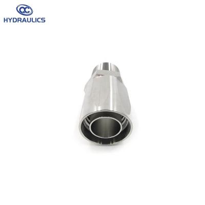 China SS304 SS316 SS316TI Stainless Steel Hydraulic Accessories Hose Reusable Male Hose Fittings for sale