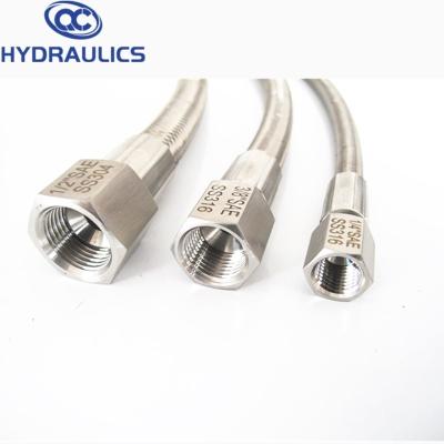 China High Quality Flexible Oil Stainless Steel Ptfe Braided Hydraulic Hose for sale