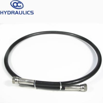 China SAE 100 Hydraulic Oil Hose R14 Stainless Steel Braid PTFE Rubber Hose for sale