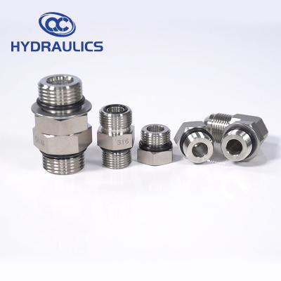 China Hydraulic Machinery Adapter Fitting Male Parker O Ring Hot Boss Hydraulic Fittings for sale