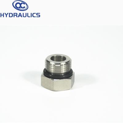 China Hydraulic Fitting Machinery GLOBE UNF Male Thread Plug Hose Connectors for sale