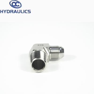 China JIC Machinery Stainless Steel TNP 74 Degree Thread Adapter Fittings for sale