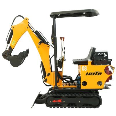 China Construction Material Stores Quality 0.8 Ton Small Excavator 0.8 Ton Excavator For Construction And Mining Works for sale