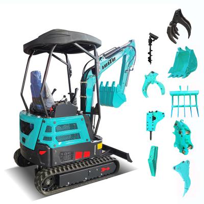 China Bagger Machine Hot Sale Ton Mini Excavator 1.8 Ton Hydraulic Small Micro Digger T2 Price 1.5 Excavator Factory China Building Material Stores New Mini Bagger Machine for sale