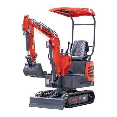 China Chinese 1.2ton Mini Excavator Prices Small Hydraulic Excavators Digger 1ton 2 Ton Koop 192f Mini Engine Micro Digger From Building Material Stores For Sale for sale