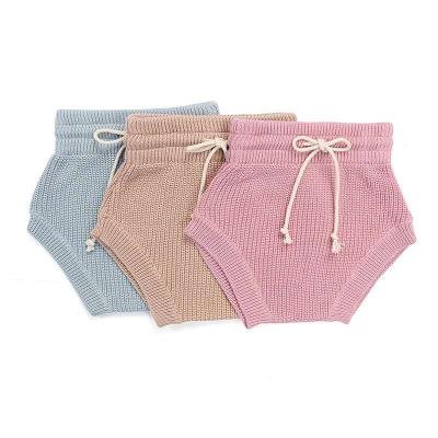 China Eco - Friendly Comfortable Breathable Kids Autumn And Winter Wool Knitted Clothing Shorts Baby Briefs for sale