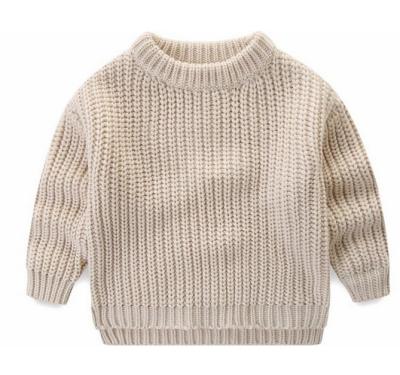 China Breathable Loosening Unisex Sweater Knit Handmade Cotton Sweaters For Babies for sale