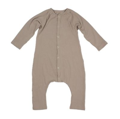 China Cotton Baby Boy Fall Winter Newborn Rompers Long Sleeve One Piece Jumpsuit Unisex With Long Pants for sale