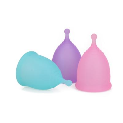 China Wholesale Durable Colorful Stock Medical Grade Menstrual Cup for sale