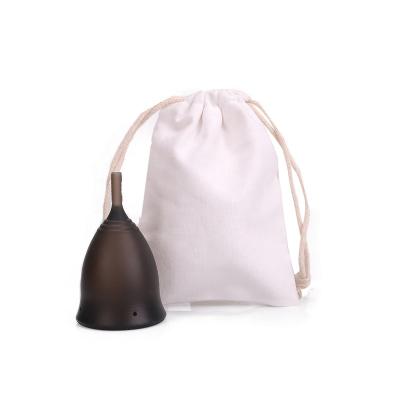 China Period Cup Silicone Cup Lady Menstrual Cup With Cotton Bag for sale