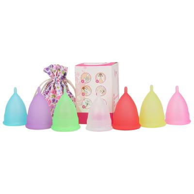 China Menstrual Menstrual Period Softer Transparent Eco Friendly Cup Silicone Cup Women Copa for sale