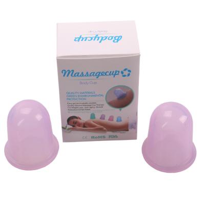 China New Convenient Type Cup Therapy Set Vacuum Suction Hand Pump Silicone Cellulite Massager Cup Shaping Cups for sale