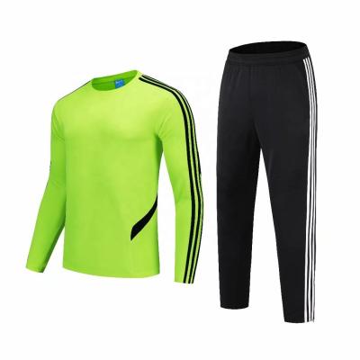 China Breathable Jogging Tracksuit Sweatsuits Soccer Hoodies Jogger Suits Casual Youth Styled Stripe Football Training Tracksuits for sale