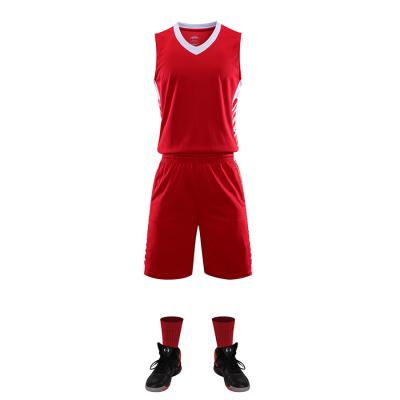 China 100% polyester antibacterial wholesale best price design color cheap basketball jesey uniform white custom good quality for sale