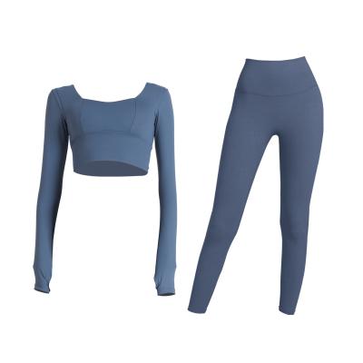 China Breathable Wholesale Ladies Gym Sports Wear Girls Yoga Suit Eco Friendly Sport Wear for sale