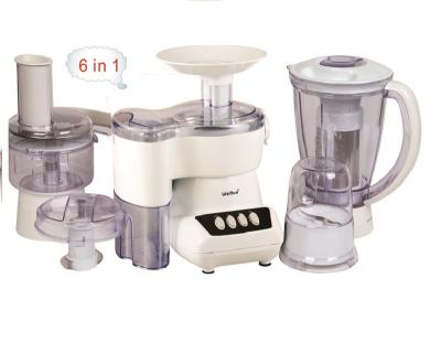 China 6 in1 Food Processor 350W Motor Fashionable Multifunctional Full Copper Soymilk Soybean Milk Making Grinder Cleaver Slicer for sale