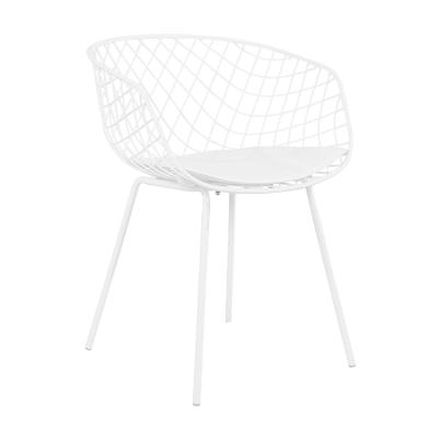 China Warren Platner Dining Cafe Eco-Friendly Outdoor Iron Metal Gold Free Sample USA Modern Legs Throne Mesh Around Wire Chair for sale