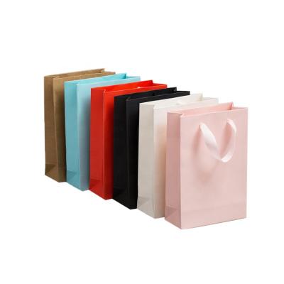 China China Recyclable Logo Printed Custom Packing Little Paper Bags Wholesale for sale