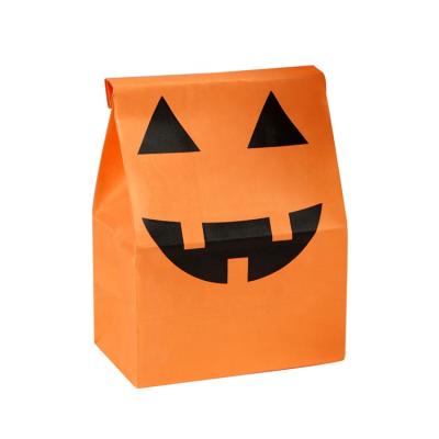 China Halloween Decoarations Recyclable Gift Cookie Candy Paper Food Bags Various Kraft Paper Bag for sale