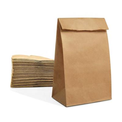 China Eco Friendly Extra Large Disposable Kraft Paper Grocery Bag Wholesale for sale