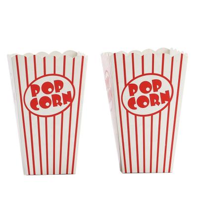 China Disposable Eco - Friendly Paper Popcorn Container Box Manufacturer for sale