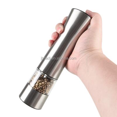 China Viable Manual Electric Salt and Pepper Grinder and Pepper Crusher Set Electric Gravity Salt and Pepper Grinder Home Kitchen Tool for sale