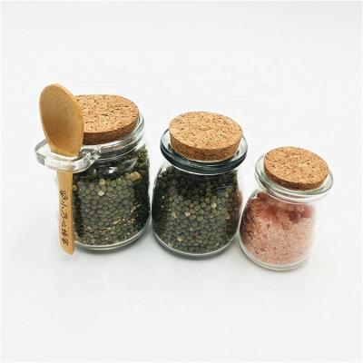 China Freshness Preservation Clear Airtight Canister Glass Jar With Acacia Wood Lid for sale