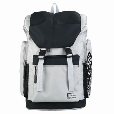 China Waterproof Bag 2022 College Backpack Leisure The New Live Backpack Black And White Texture Backpack Casual Bag for sale