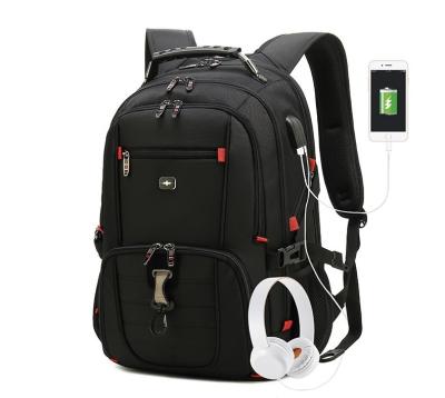 China Other Multifunctional backpack waterproof wear-resistant nylon business backpack USB charging backpack for sale