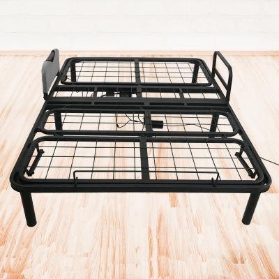 China China Factory Sale Foldable Professional Metal King Full Size Electric Bed Rail View for sale