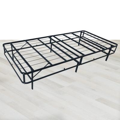 China Eco-friendly Collapsible Folding Bed Loft Adult Single Bed Metal Bed Frame For Hostel for sale