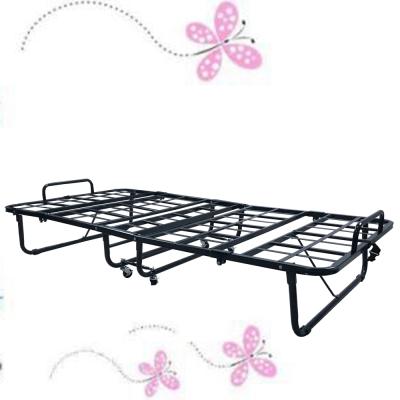 China China Factory New Metal Guest Bed Rollaway Single Bed High Quality Collapsible Folding Extra Bed for sale