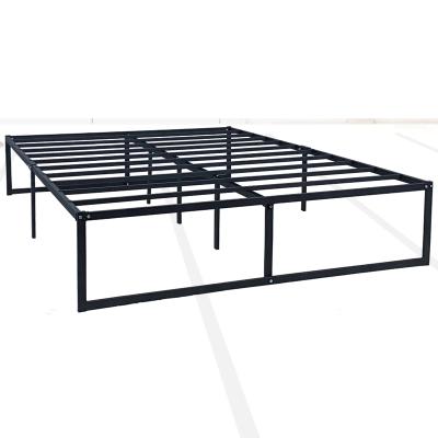 China Queen Bed Foldable Frame with 14 Inch Metal Platform Bed Frame Mattress Base No Box Spring Needed for sale