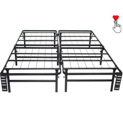 China Simple Foldable Rustic Frame Rod Iron Beds For Sale Worked Bed for sale