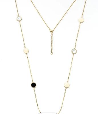 Китай Round Simulated Shell Pearl Strand Layered Necklace For Dainty Multiple Strands Long Necklace продается