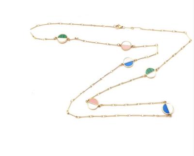 중국 L.Vicharm Colorful Party Long Necklace Multiple Colors Shell Necklaces 판매용