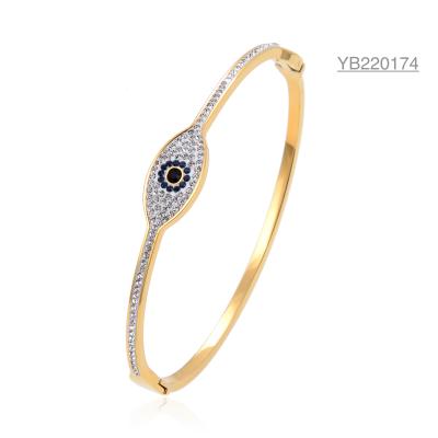 Κίνα Stainless Steel Ladies Gold Plated Bracelet Bangle Jewelry Type eyes Bracelets Bangles προς πώληση