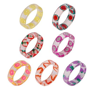 China The other new acrylic red diamond ring net ring temperament design sense of fashion wholesale women's hand accessories for sale