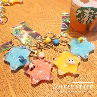 China Net Red Logo Customized Wholesale Gifts Creative Customized Europe Animation Key Chain Cartoon Car Surrounding Acrylic for sale