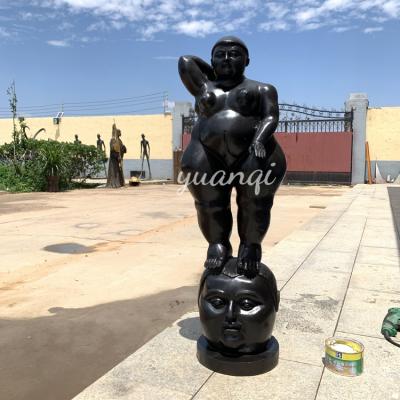 China China Wholesale Outdoor Sculpture Bronze Woman Statue Fernando Hot Bronze Botero Sculpture for sale