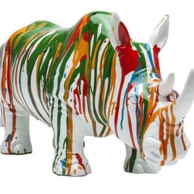 China Life Size China Fiberglass Outdoor Modern Art Sculpture Animal Sculpture Fiberglass Animal for sale