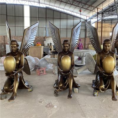 China China outdoor decoration life size angel statue fiberglass for sale for sale