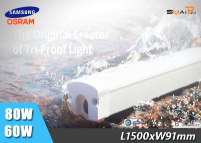 China Dustproof LED Linear Light 1500mm 80W Waterproof LED Tube IP65 for sale